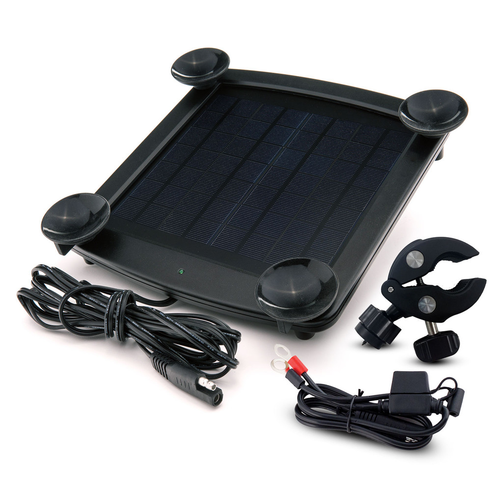 Can the battery tender solar charger revive a dead motorcycle battery?