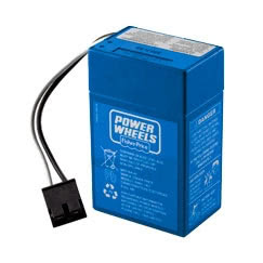 Power Wheels 6v Volt Blue Battery: 00801-1230 Questions & Answers