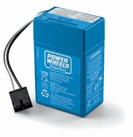 Can the blue power wheels 00801-1868 replace an older 000801-1457 6V 4.p amp?
