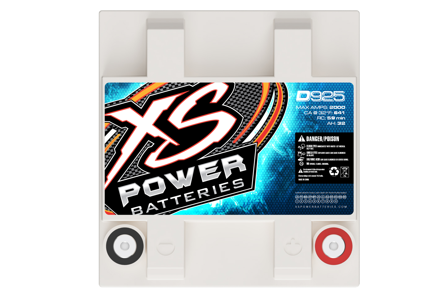 XS Power D925 12V 2000 Watt Battery AGM 2000 Max Amps, 550 CA Questions & Answers