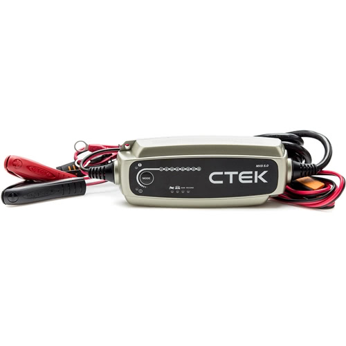 Does Jay Leno use the CTEK MXS 5.0 Battery Charger for his collection of automobiles?
