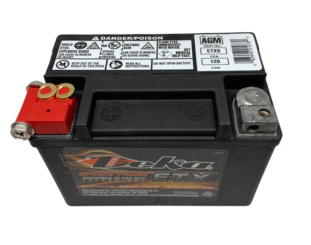 Is the Deka ETX9 battery a fit for a 1997 Honda Shadow VLX 600?