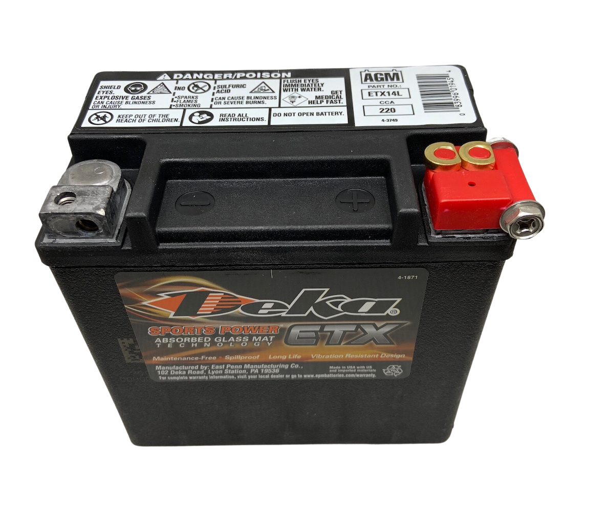 Is the Deka ETX14L battery compatible with my '06 Harley Sportster XLC?