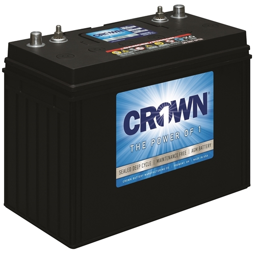 Crown 12CRV110S AGM Battery, Group 31 12V 100AH Questions & Answers