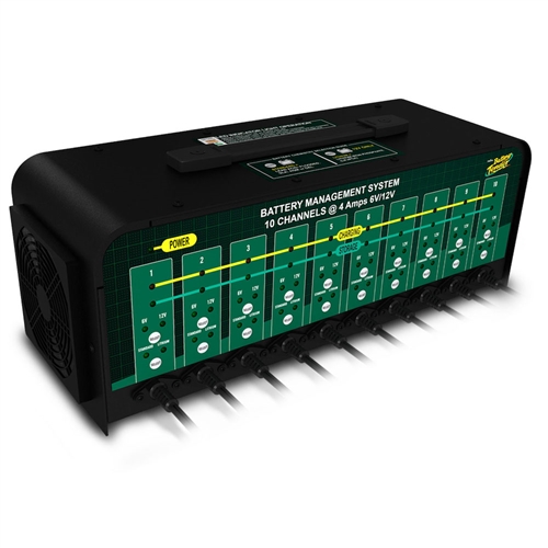 verifying that you have the 10 bank battery tender in stock, please advise