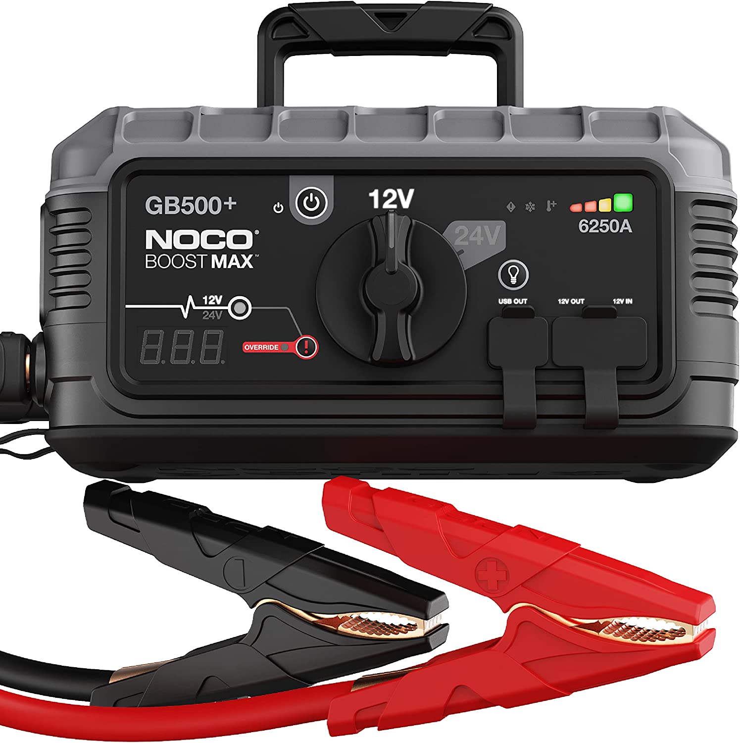 NOCO GB500 Boost Max Jump Starter - 6250A 12V AND 24V Ultra Lithium Jump Starter Questions & Answers