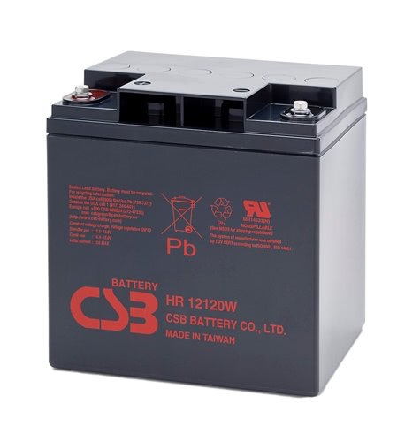 CSB HR12120WFR 12V High Rate AGM VRLA Battery for UPS Applications Questions & Answers