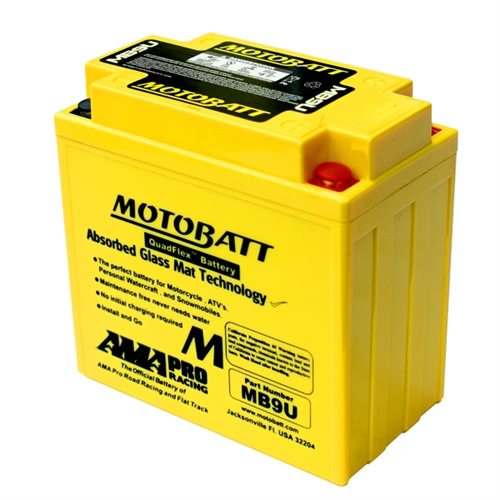 Could you tell me the 9 amp version of the MotoBatt MB9U battery, please?