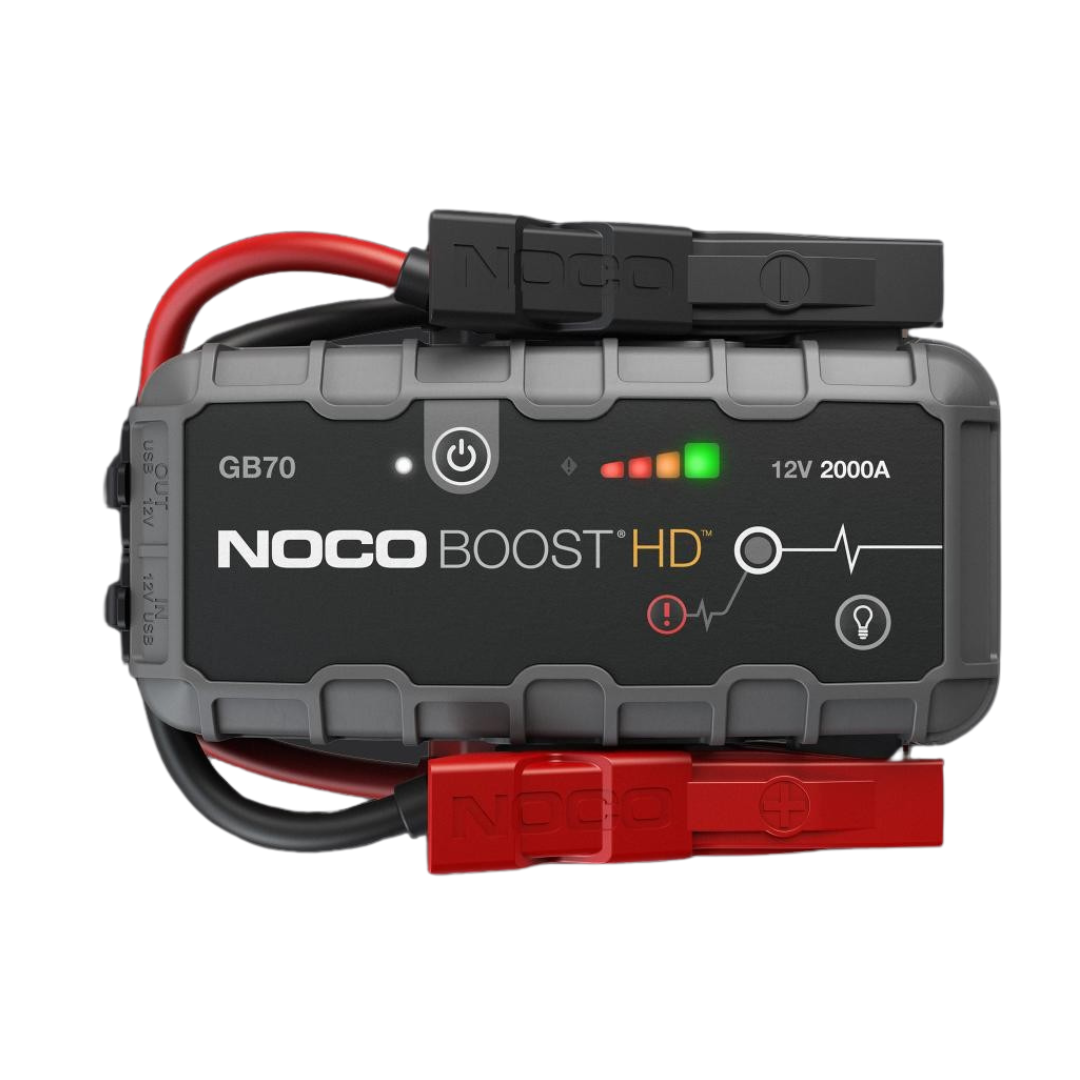 My NOCO GB70 lights up, but won't jumpstart. Charged via USB. Help?