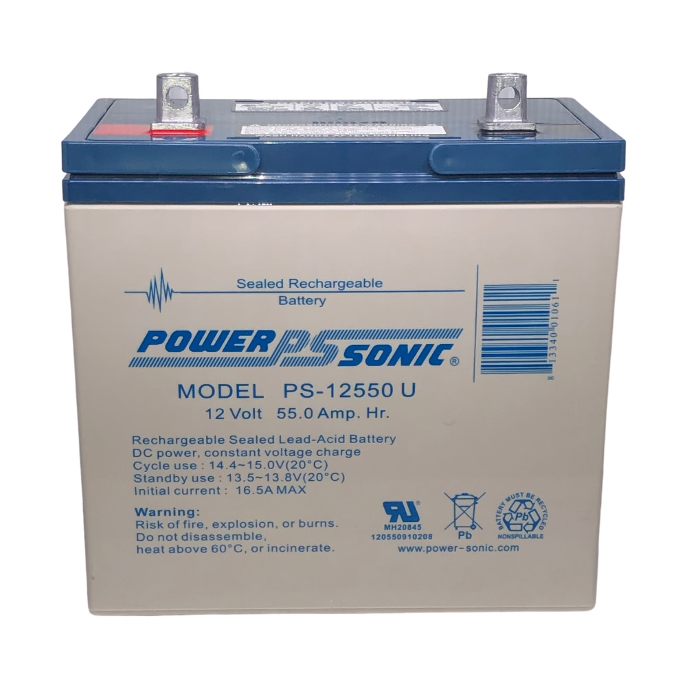 Power Sonic PS-12550U Battery - 12V 55AH Questions & Answers