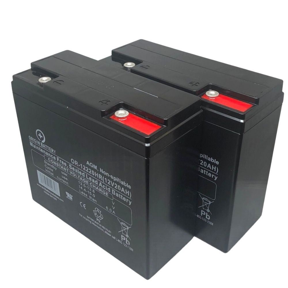 Does the price cover one or two 12v 20ah batteries for the 24V upgrade?