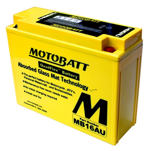 Motobatt 12V 20AH Battery | 250CCA AGM | MB16AU Questions & Answers