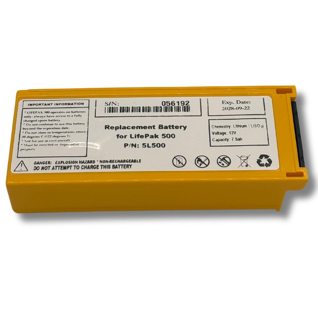 Medtronic LifePak 500 Battery - FDA Approved 12V 7.5Ah Questions & Answers