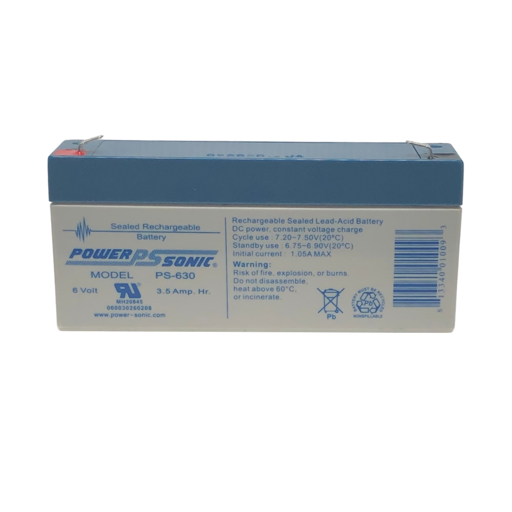 Power-Sonic PS-630 Battery - 6V 3.5AH Questions & Answers