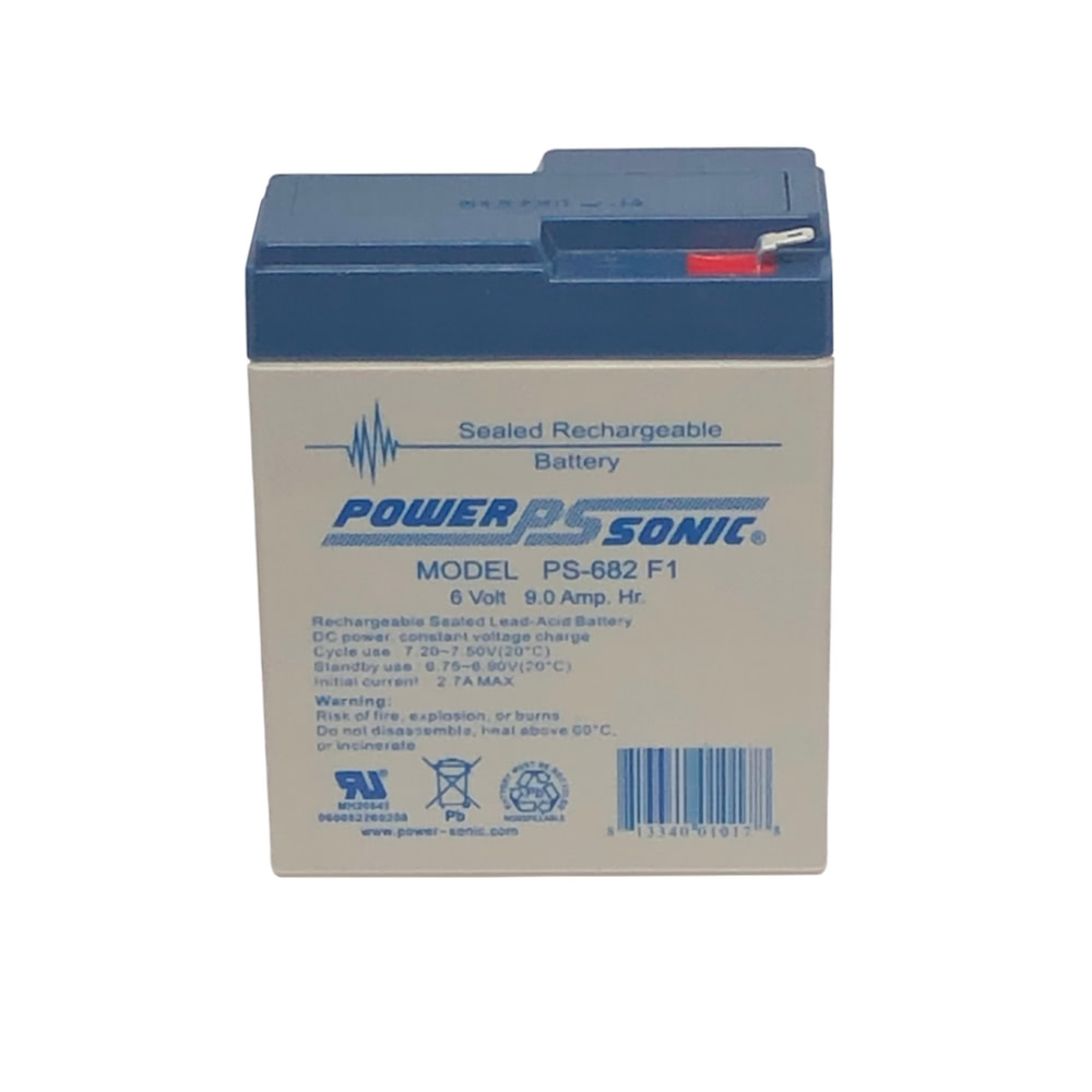 Power-Sonic PS-682 Battery - 6V 9AH Questions & Answers