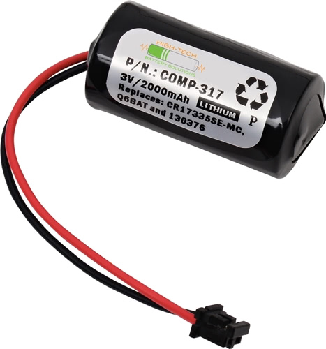 What is the connector MPN for the Mitsubishi battery replacement?