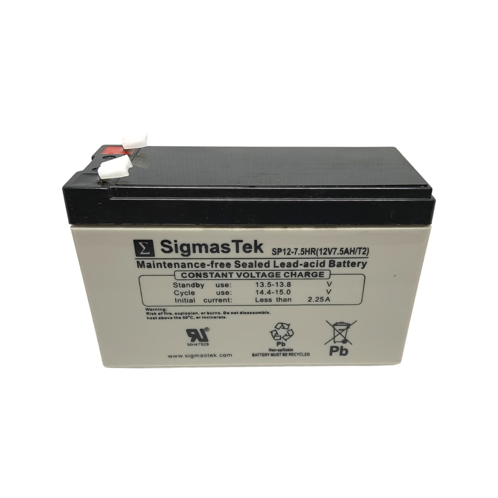 Sigma's Tek SP12-7.5HR Battery Questions & Answers