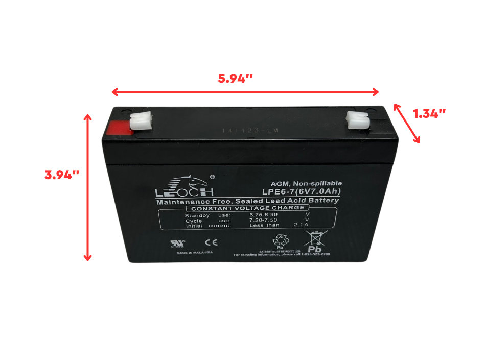 6V 7AH Battery Questions & Answers