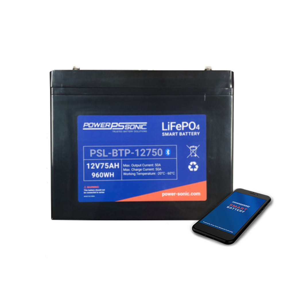 Power-Sonic 12V 75AH LifePo4 Smart Lithium Battery - PSL-BTP-12750 Questions & Answers