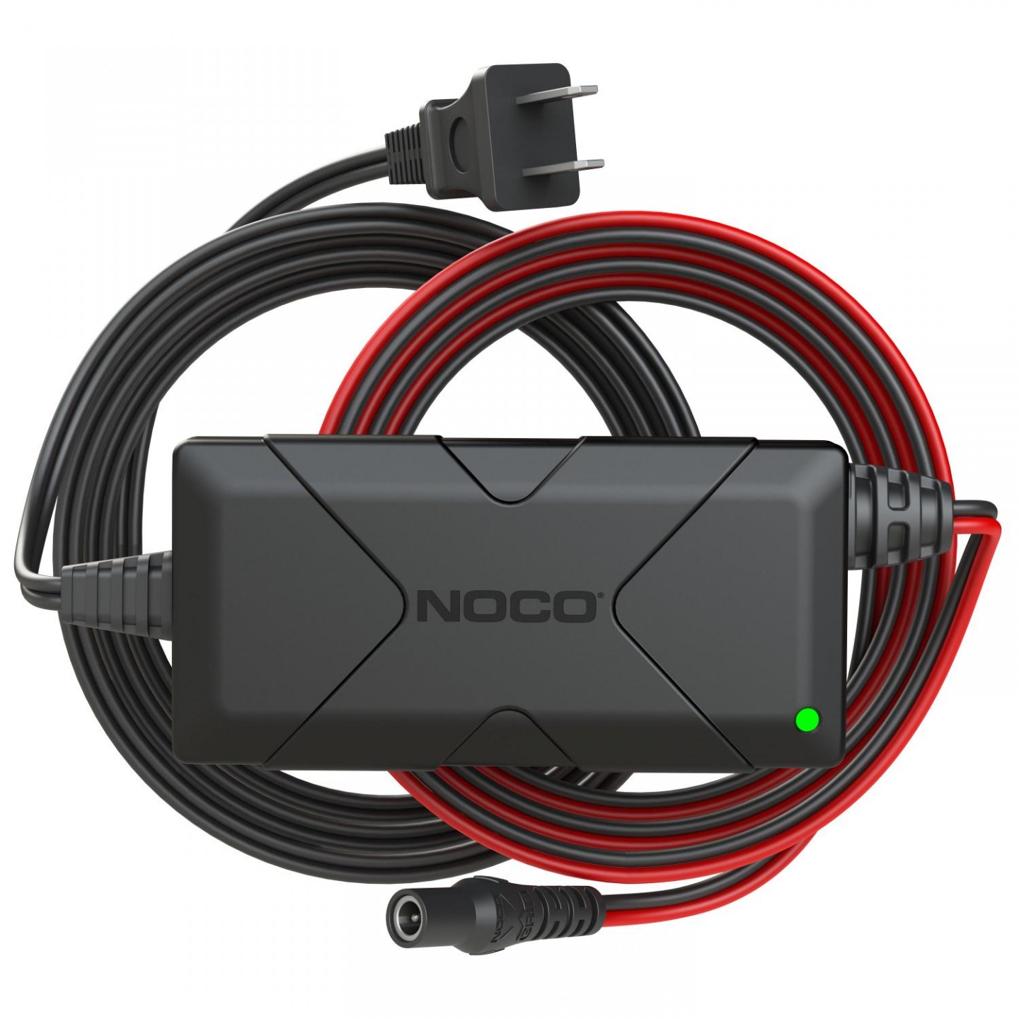 Will the Noco 56w power adaptor shut off automatically when the GB 150 is fully charged  ?