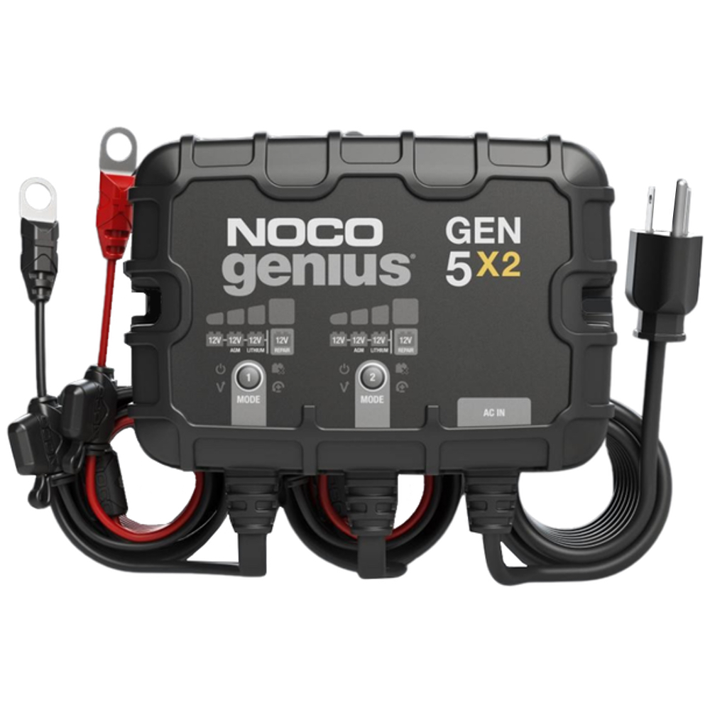 NOCO GEN5X2 12V 2 Bank - 10 Amp On-Board Battery Charger Questions & Answers