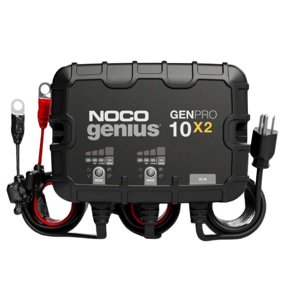 NOCO GENPRO10X2 12V 2-Bank 20-Amp On-Board Battery Charger Questions & Answers
