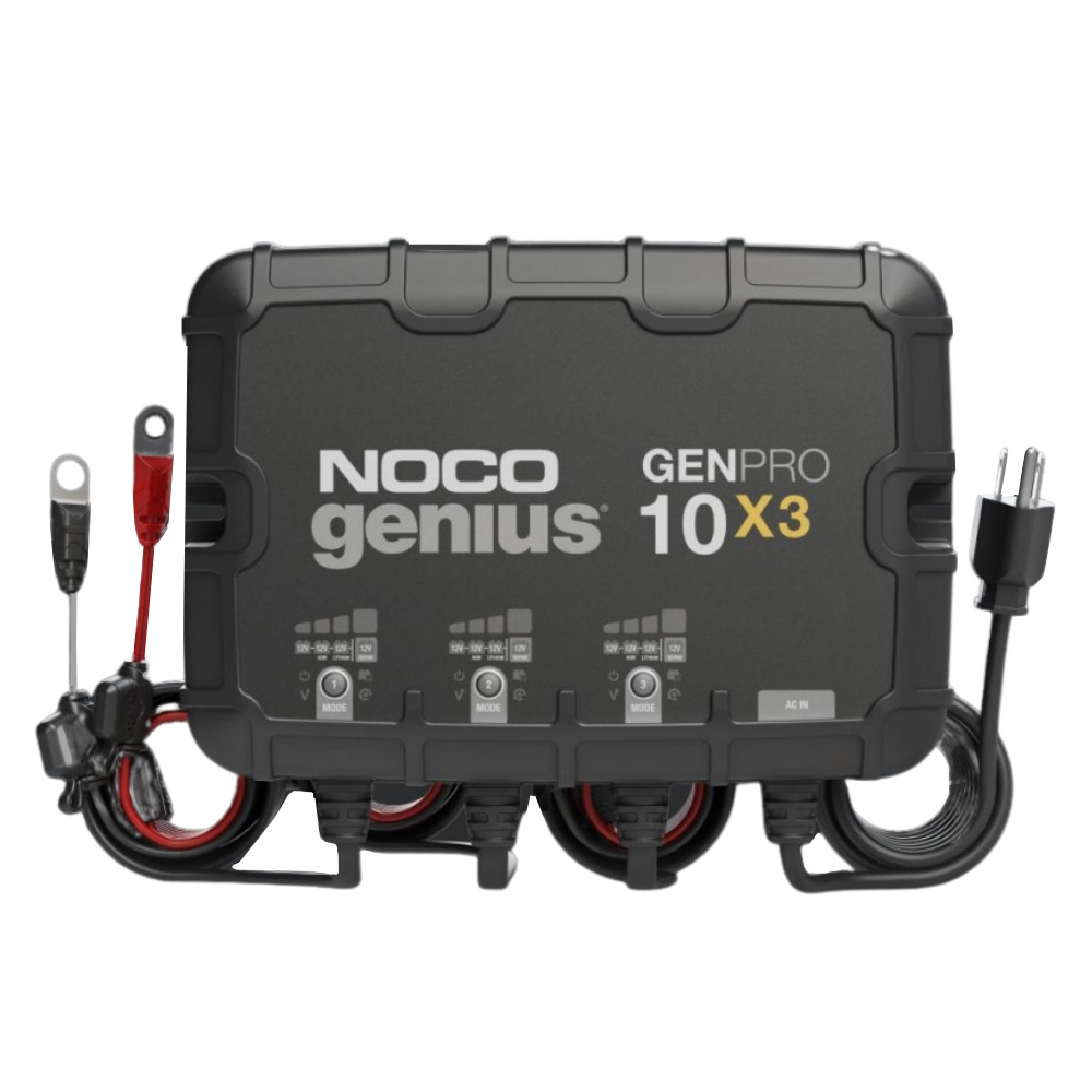 NOCO GENPRO10X3 12V 3-Bank 30-Amp On-Board Battery Charger Questions & Answers