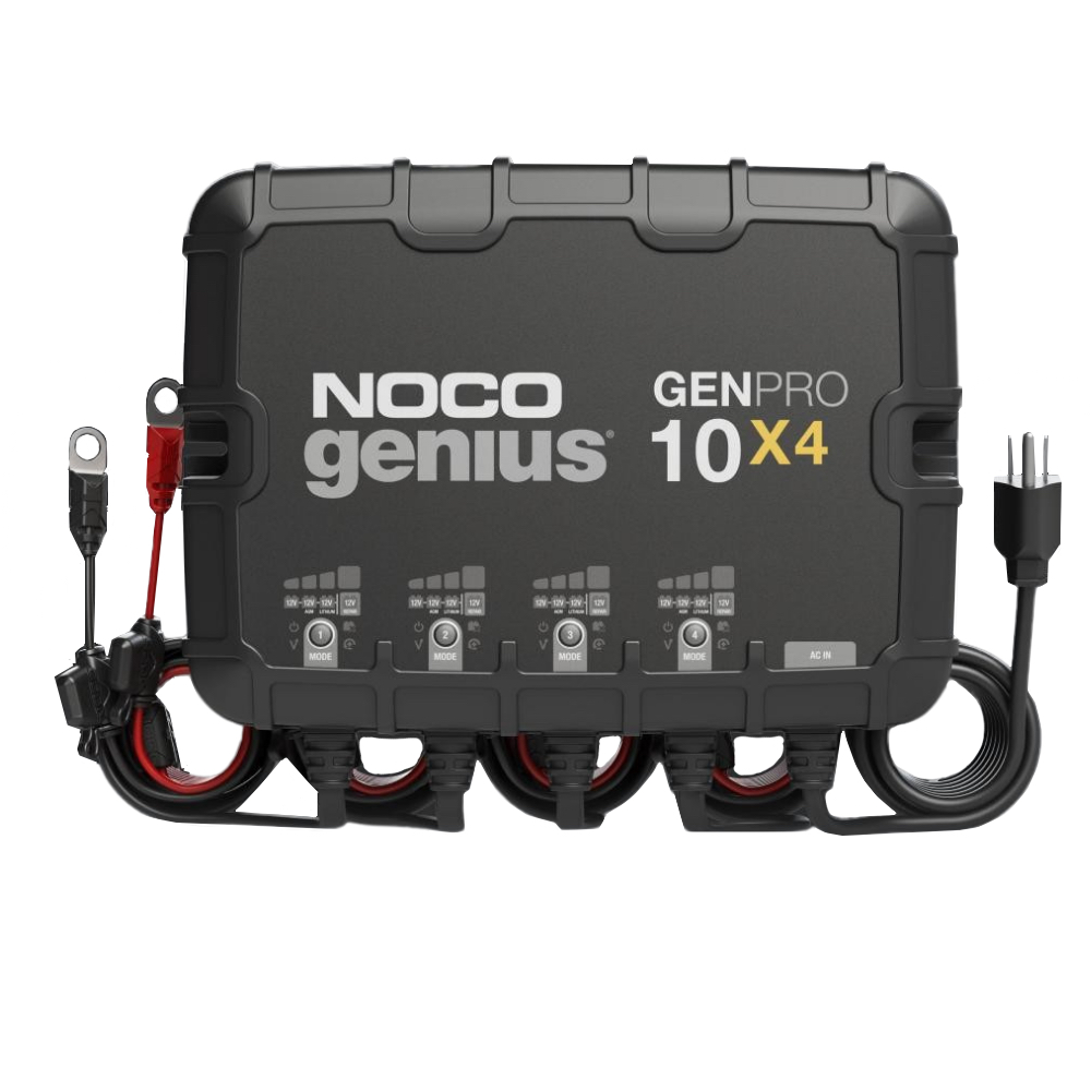 NOCO GENPRO10X4 12V 4-Bank 40-Amp On-Board Battery Charger Questions & Answers