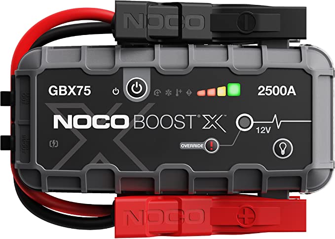 Does the Noco GBX75 require a power adapter to benefit from the fast charging feature such as the NOCO XGC4 56-wat