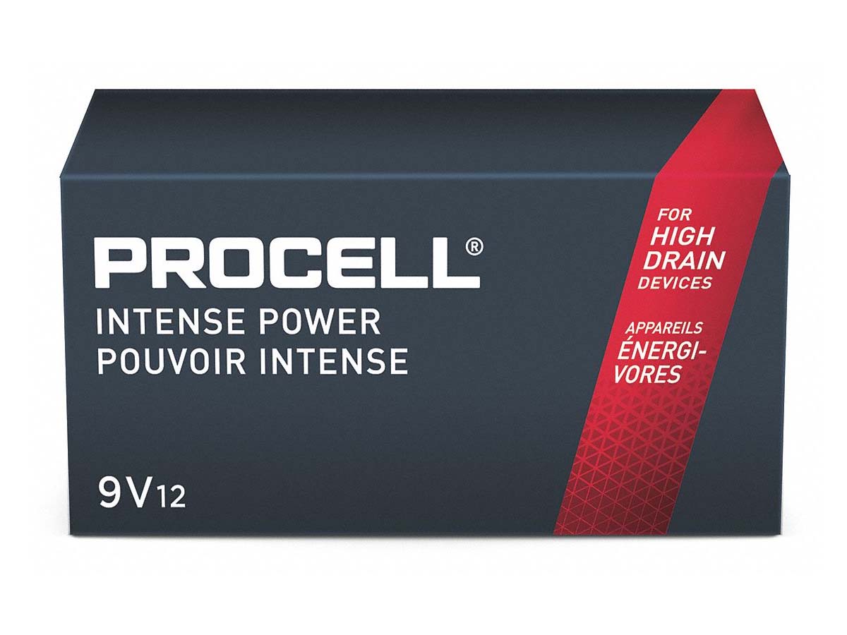 PROCELL Intense 9V Cell Alkaline Battery 12 PACK Questions & Answers